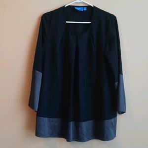 Simly Vera Vera Wang Black Tunic Size M